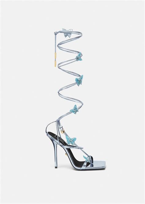 versace high heels schmetterling|Versace High Heel Sandals for Women .